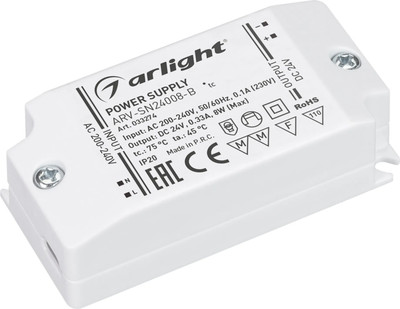 Блок питания для светильника Arlight ARV-SN24008-B 24V 0.33A 8W / 033274 - 