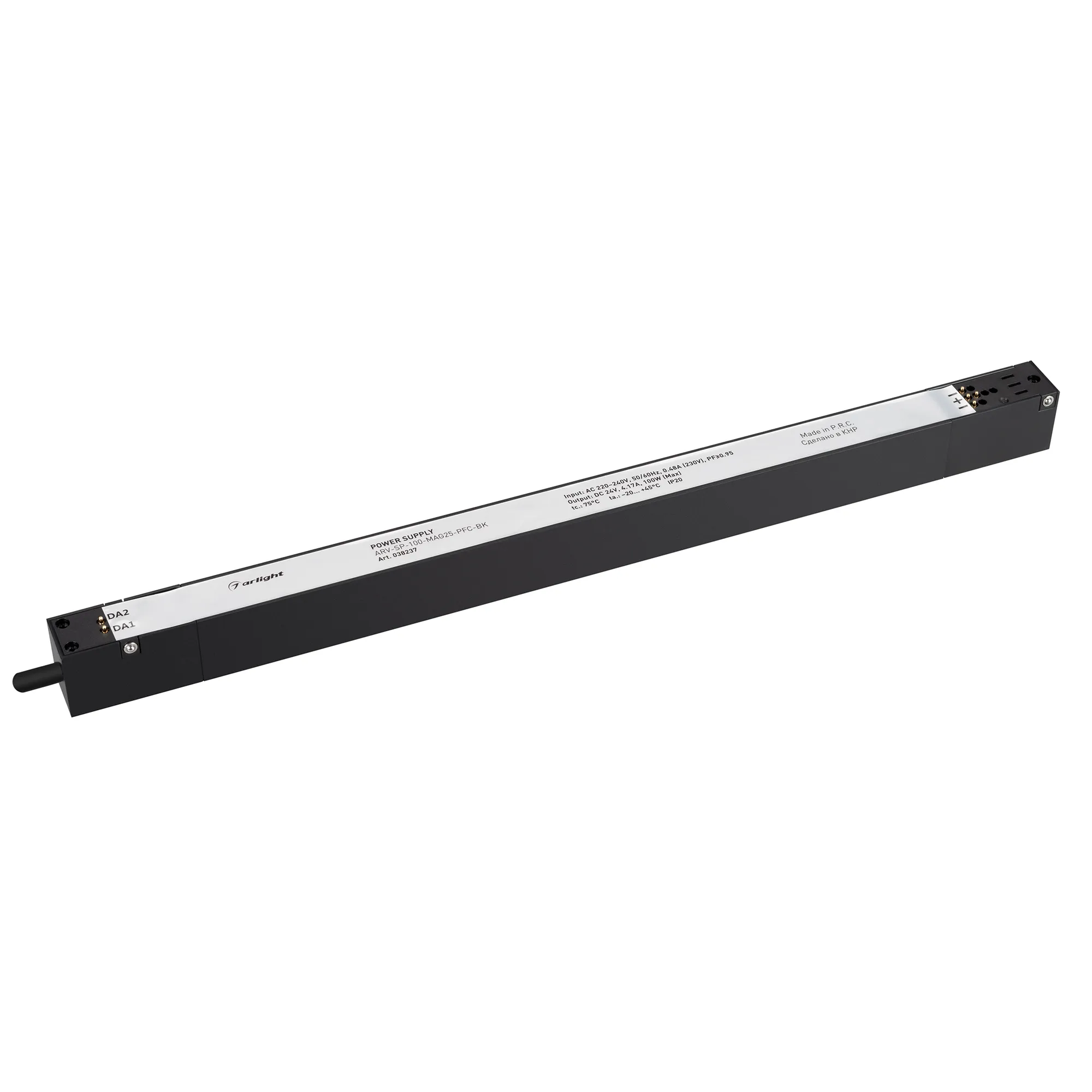 Блок питания для светильника Arlight ARV-SP-100-MAG25-PFC-BK 24V 4.17A 100W / 038237
