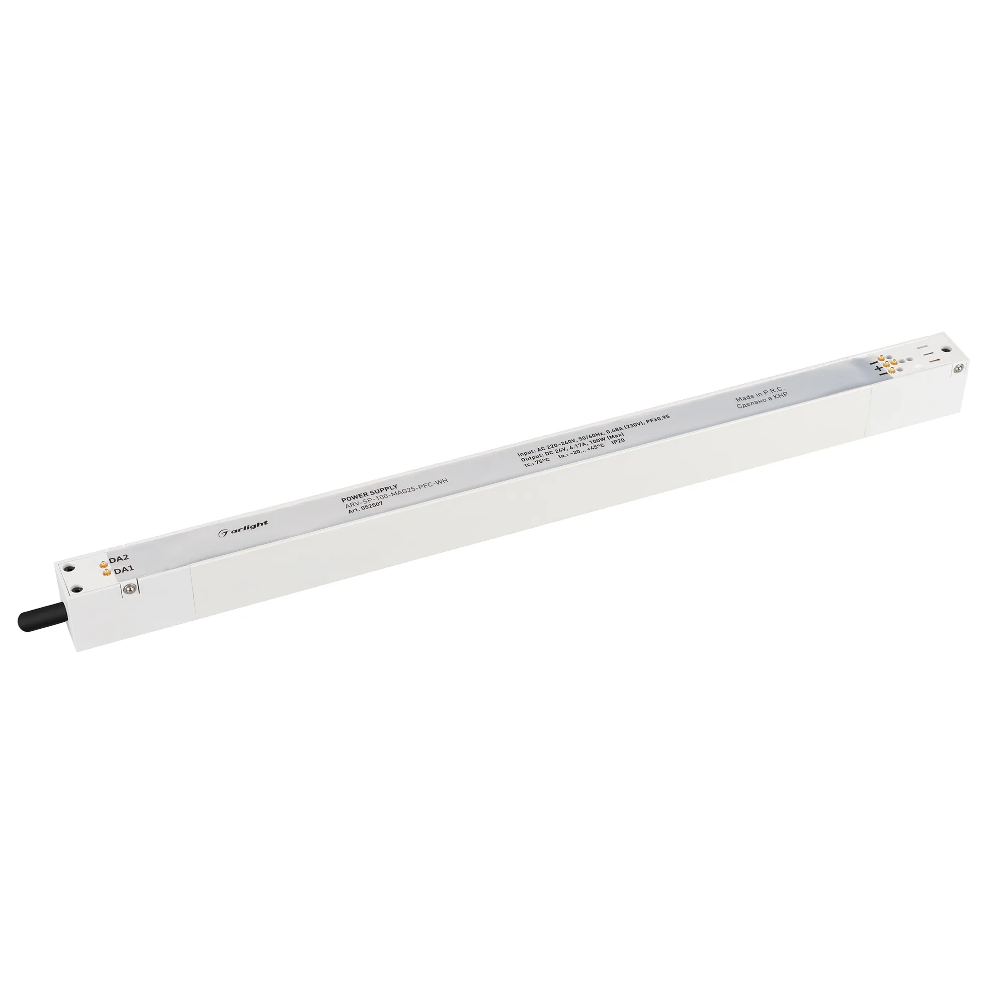 Блок питания для светильника Arlight ARV-SP-100-MAG25-PFC-WH 24V 4.17A 100W / 052507