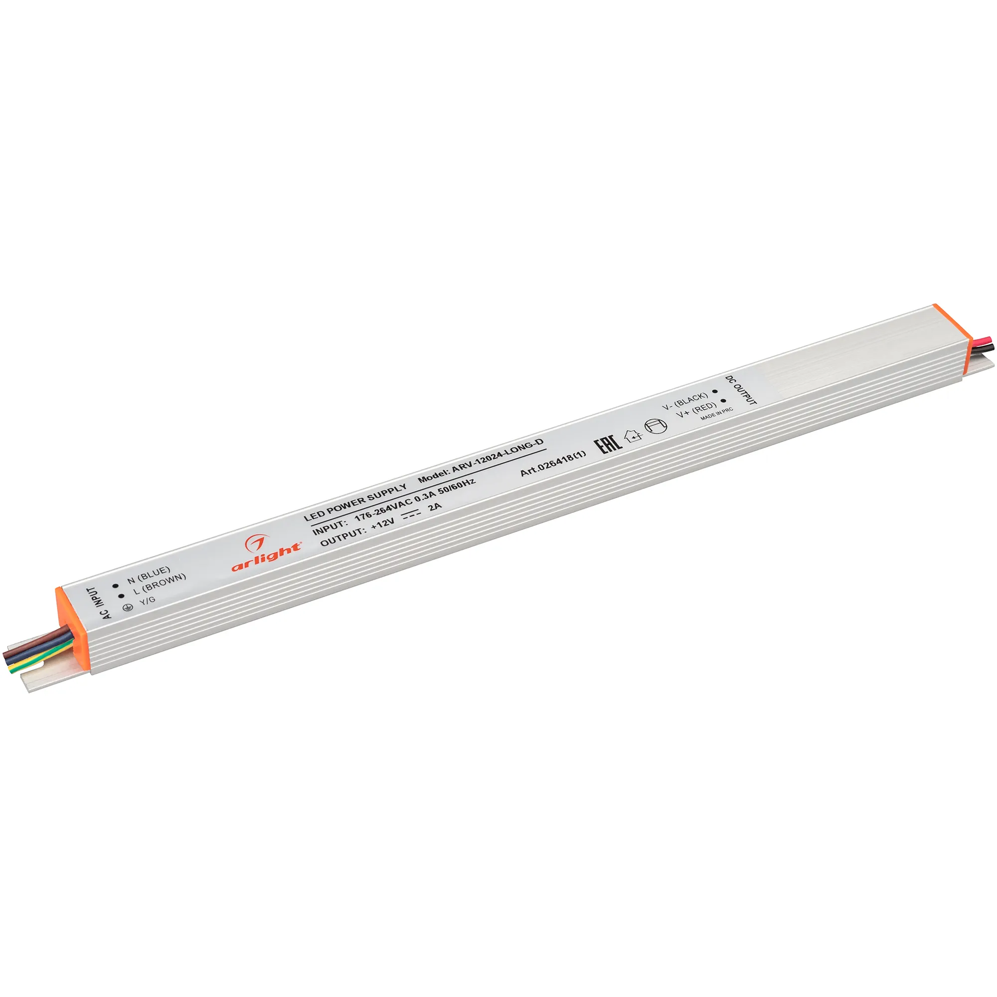 Блок питания для светильника Arlight ARV-12024-LONG-D 12V 2A 24W / 026418(1)