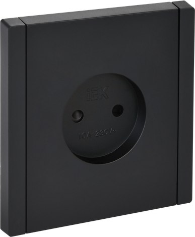 Розетка IEK Forte&Piano FP-R13-10-K02 (черный)