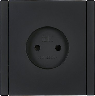Розетка IEK Forte&Piano FP-R13-10-K02 (черный)