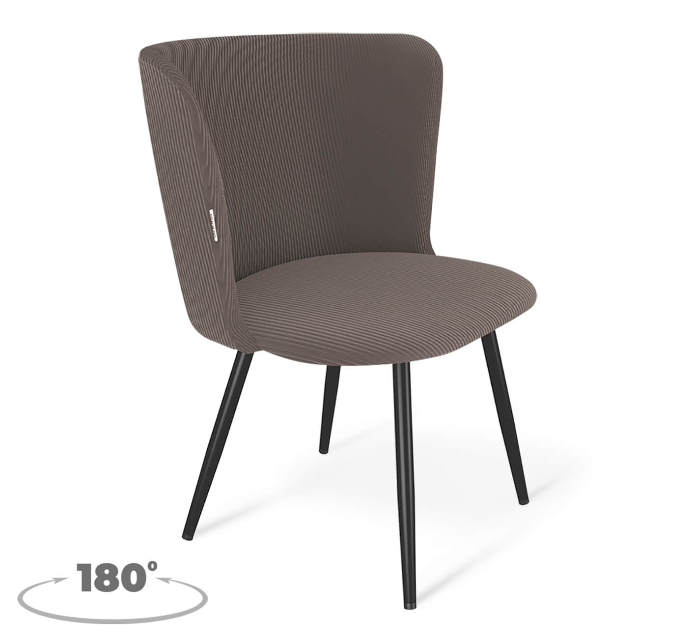 Стул Sheffilton SHT-ST36/S1470-VP (кофе мокко/черный муар) — фото 2