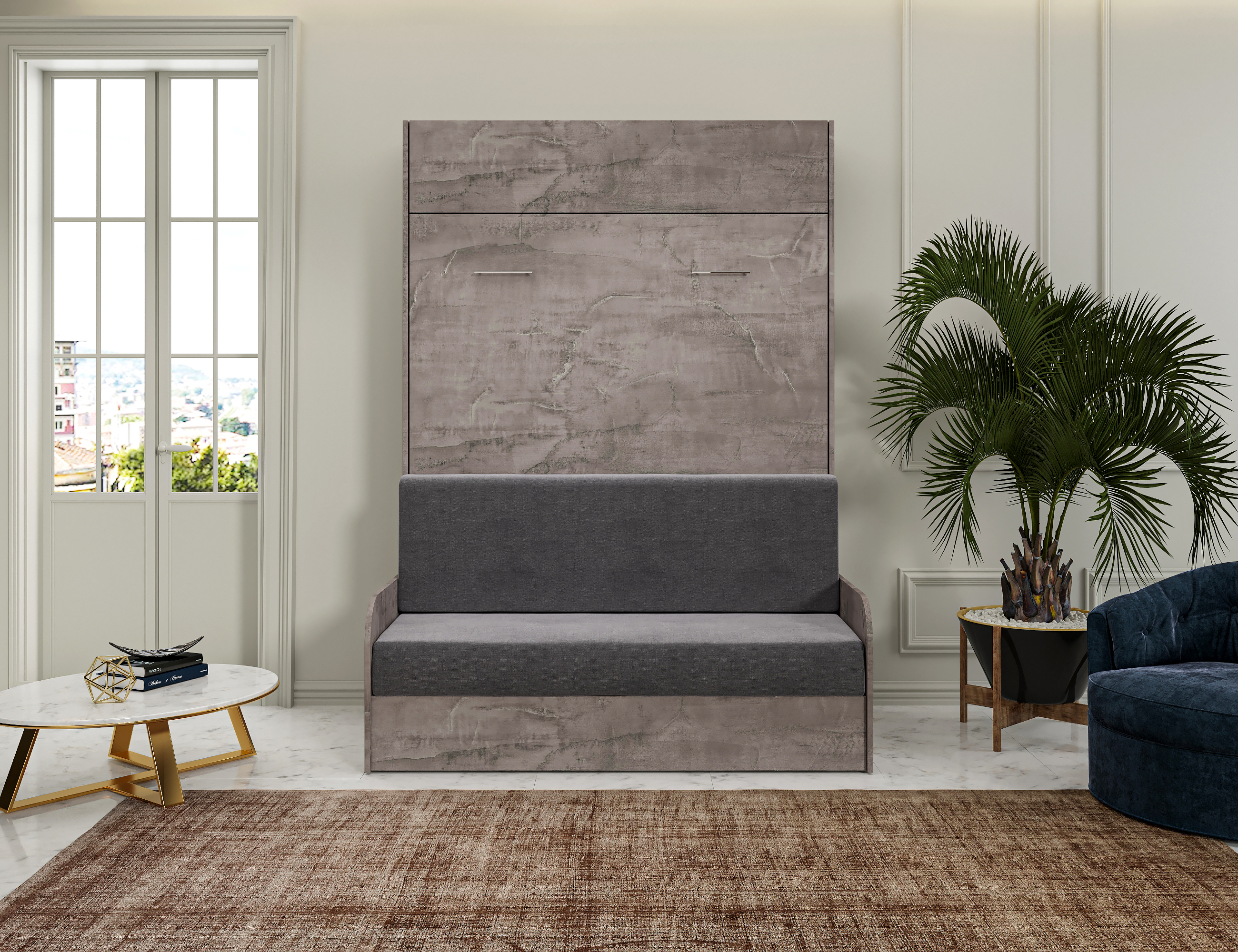 Комплект мебели трансформер Макс Стайл Studio Sofa 140x200x18 BySpan (оnyx 817) — фото 2