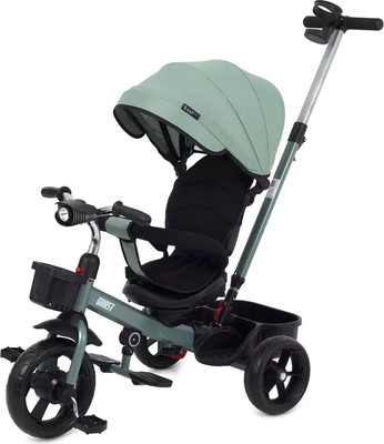 Трехколесный велосипед с ручкой Rant Basic Ghost / RB250 (зеленый) -