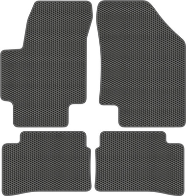 Комплект ковриков для авто Alicosta 2305_1_сер для Hyundai Verna седан/MC 2006-2009 (EVA соты, серый) - 