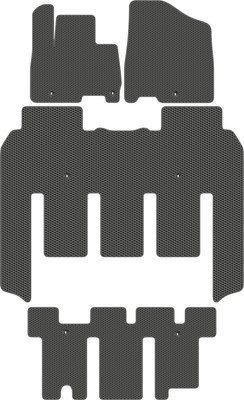 Комплект ковриков для авто Alicosta 0559_1_сер для Kia Ceed I универсал/хэтчбек 5 дв/ED (EVA соты, серый) - 