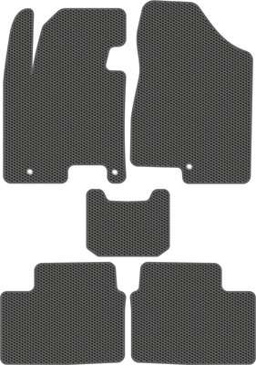 Комплект ковриков для авто Alicosta 0564_1_сер для Kia Ceed III универсал/хэтчбек 5 дв/CD (EVA соты, серый) - 
