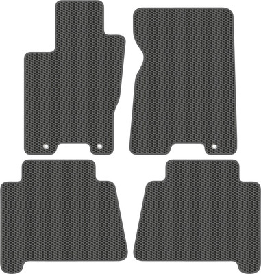 Комплект ковриков для авто Alicosta 2318_1_сер для Kia Mohave I SUV/HM2 2019-н.в. (EVA соты, серый) - 