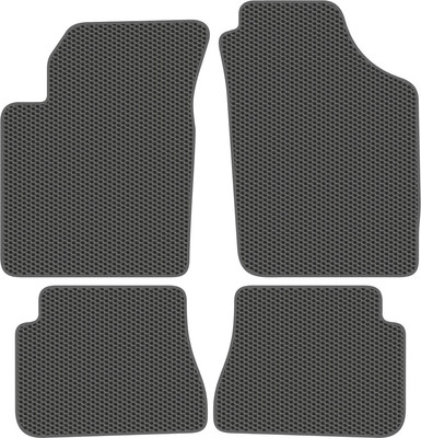Комплект ковриков для авто Alicosta 2319_1_сер для Kia Mohave I SUV/HM2 2019-н.в. + 3 ряд (EVA соты, серый) - 