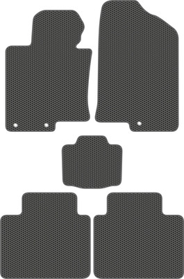 Комплект ковриков для авто Alicosta 0579_1_сер для Kia Optima IV седан/JF 2016-2020 (EVA соты, серый) - 