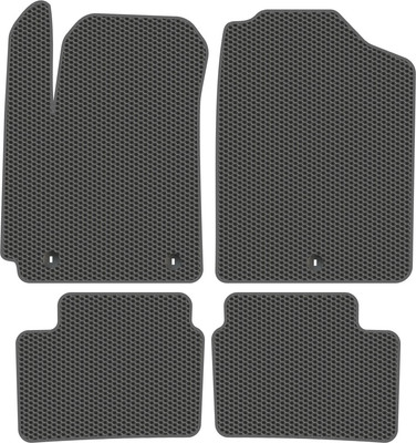 Комплект ковриков для авто Alicosta 0584_1_сер для Kia Quoris седан 2013-2019 (EVA соты, серый) - 