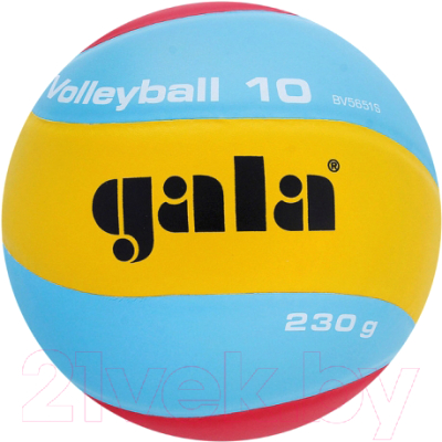 Мяч волейбольный Gala Sport 230 Light 10 / BV5651S (размер 5, голубой /красный/желтый)