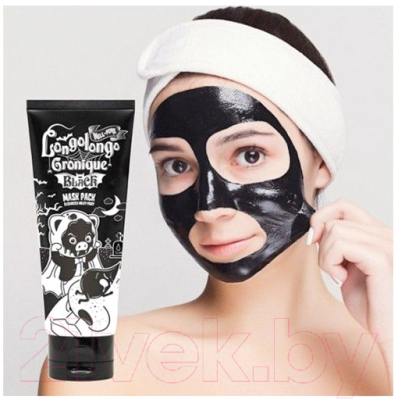 Маска-пленка для лица Elizavecca Hell-Pore Longolongo Gronique Black Mask Pack (100мл)