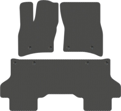 Комплект ковриков для авто Alicosta 2341_1_сер для Land Rover Discovery III SUV/L319 (EVA соты, серый) - 