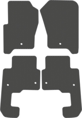 Комплект ковриков для авто Alicosta 0639_1_сер для Land Rover Discovery Sport I SUV/L550 (EVA соты, серый) - 