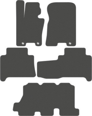 Комплект ковриков для авто Alicosta 2344_1_сер для Land Rover Range Rover P530 Autobiography V (EVA соты, серый) - 