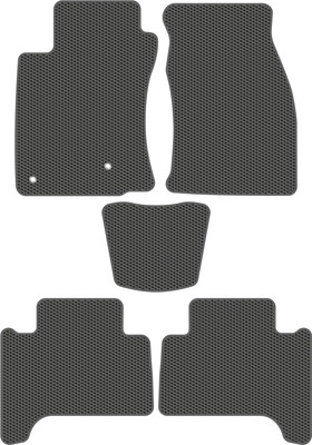 Комплект ковриков для авто Alicosta 1546_1_сер для Lexus ES250 VII седан/XV70 2018-н.в. (EVA соты, серый) - 