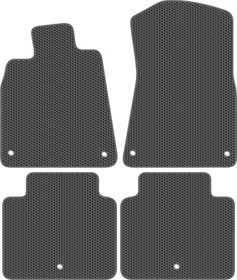 Комплект ковриков для авто Alicosta 0677_1_сер для Lexus GS350 IV седан/L10 2011-2016 (EVA соты, серый) - 