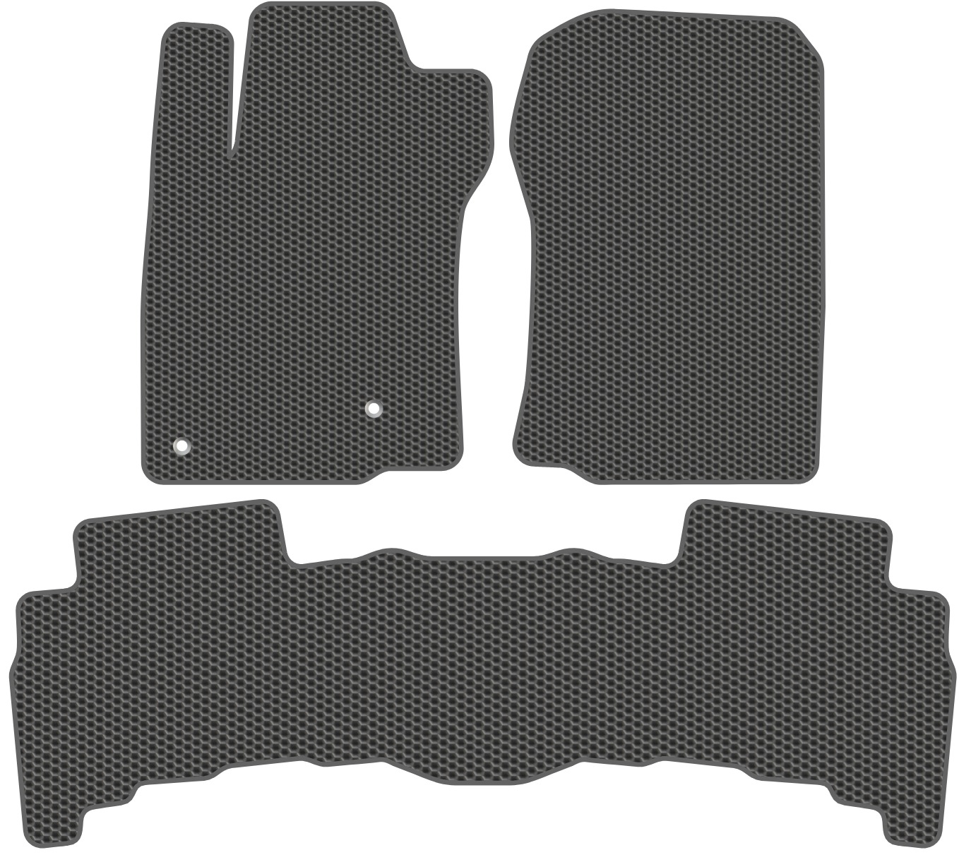 Комплект ковриков для авто Alicosta 0681_1_сер для Lexus GX470 SUV/J120 2002-2009 (EVA соты, серый)