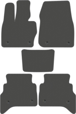 Комплект ковриков для авто Alicosta 0689_1_сер для Lexus IS200 универсал/седан/XE10/XE20 (EVA соты, серый) - 