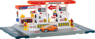 Автозаправка игрушечная Пламенный мотор Заправочная станция / 870968 -