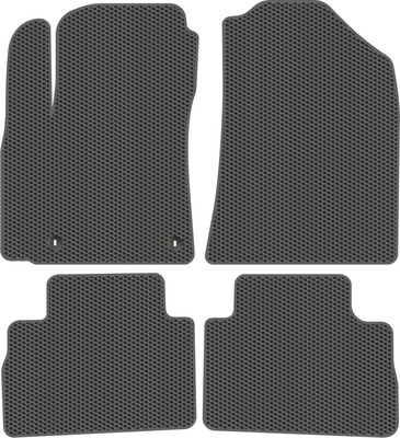 Комплект ковриков для авто Alicosta 2335_1_сер для Kia Soul III хэтчбек 5дв/SK3 2019-н.в. (EVA соты, серый) - 