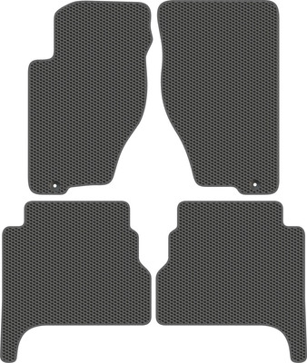 Комплект ковриков для авто Alicosta 2326_1_сер для Kia Sorento II SUV/XM 2012-2021 (EVA соты, серый) - 