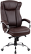 Кресло офисное King Style SHL-7-2 Hildi PU Chrome (темно-коричневый) - 