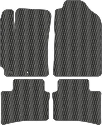 Комплект ковриков для авто Alicosta 2327_1_сер для Kia Sorento II SUV 5 мест/XM 2009-2012 (EVA соты, серый) - 