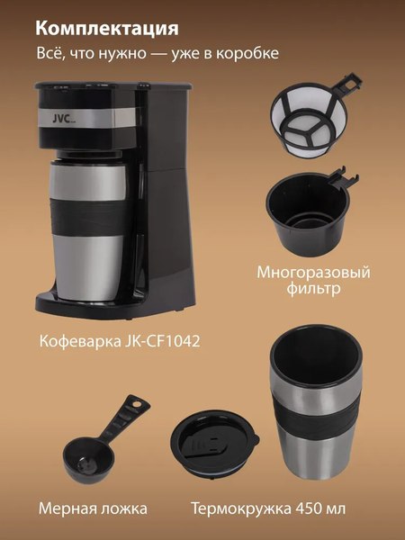 Купить Капельная кофеварка JVC JK-CF1042 в Жодино