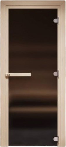 Стеклянная дверь для бани/сауны COOPER 70x170
