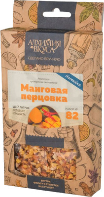 

Набор для приготовления настоек, № 82 Манговая перцовка