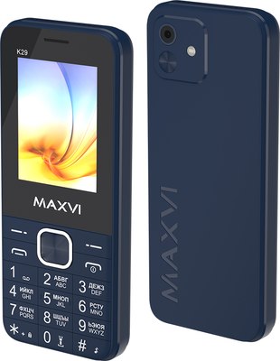 Мобильный телефон Maxvi K29 (синий) - 