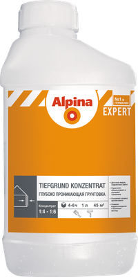 Грунтовка Alpina Expert Tiefgrund Konzentrat