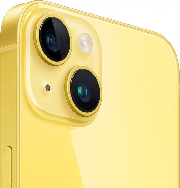 Смартфон восстановленный Apple iPhone 14 128GB Flip Грейд В (желтый)