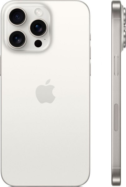 Смартфон восстановленный Apple iPhone 15 Pro Max 256GB Flip Грейд А (белый титан)
