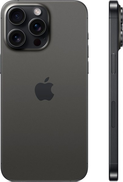 Смартфон восстановленный Apple iPhone 15 Pro Max 256GB Flip Грейд В (черный титан)