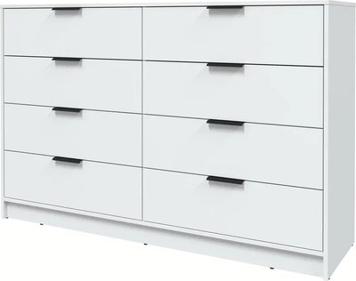 Комод Интерлиния Концепт КТ-К157 (белый платинум/белый платинум) - 