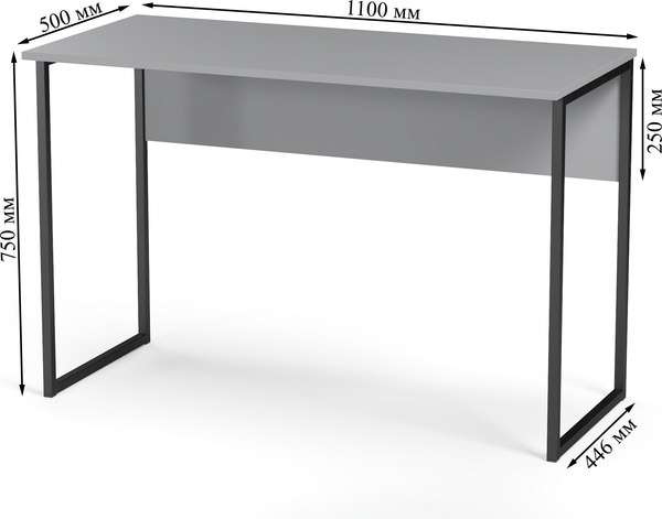 Купить Письменный стол Soma СПМ-5 Metal 110x50 в Гомеле