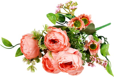 Искусственный цветок ForGarden BN11159 (коралловый) - 