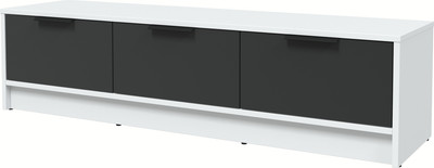 Тумба Интерлиния ТВ Концепт КТ-ТВ3-35 (антрацит/белый платинум) -