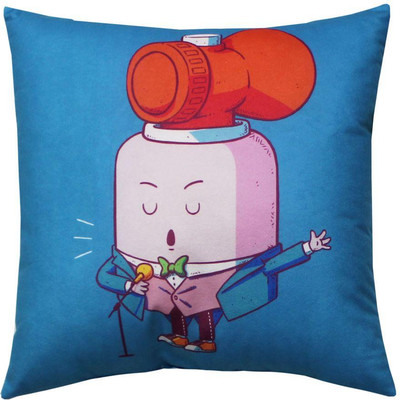 Подушка декоративная MATEX Freak Рупор / 34-766 (бирюзовый/красный) - 