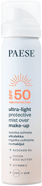 Спрей солнцезащитный Paese Ультралегкий защитный SPF50 (75мл)