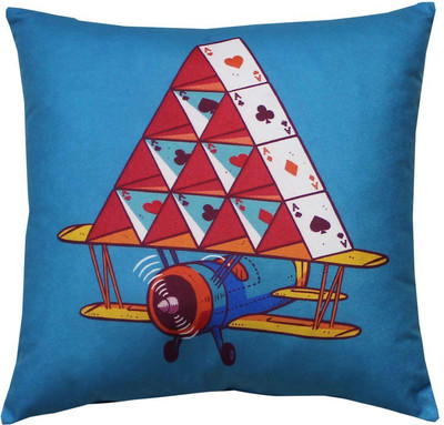 Подушка декоративная MATEX Freak Кукурузник / 34-834 (голубой/малиновый) -