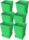 Набор горшков для рассады Чипполино 750мл / 0335 (6шт, зеленый) -