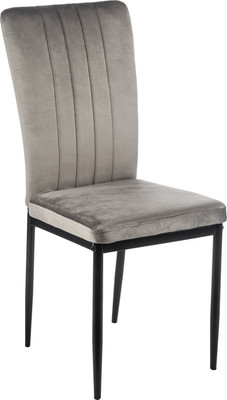 Стул Mio Tesoro Луи DC-060A (G062-38 серый/черный) -