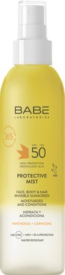 Спрей солнцезащитный Laboratorios Babe Ультралегкий для лица, тела и волос SPF 50 (150мл) - 