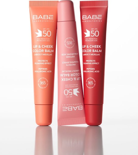 Бальзам для губ Laboratorios Babe Бальзам-тинт для губ и щек SPF 50 тон Nude (20мл)