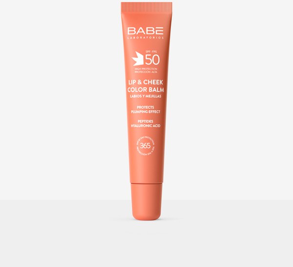 Бальзам для губ Laboratorios Babe Бальзам-тинт для губ и щек SPF 50 тон Nude (20мл)